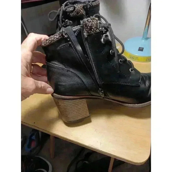 White Mountain (10M) Womens Ankle Black Tumbled Delroy‎ Booties - Picture 11 of 12